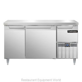 Continental Refrigerator DLRA60-SS Refrigerated Counter, Work Top