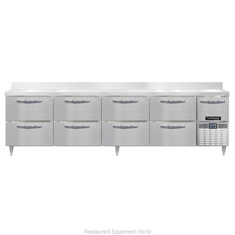 Continental Refrigerator DRA118NSSBS-D Refrigerated Counter, Work Top