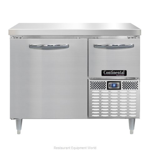 Continental Refrigerator DRA43NSS Refrigerated Counter, Work Top (Magnified)