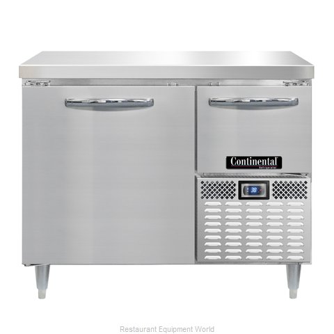 Continental Refrigerator DRA43NSS Refrigerated Counter, Work Top