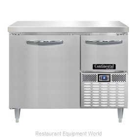 Continental Refrigerator DRA43NSS Refrigerated Counter, Work Top