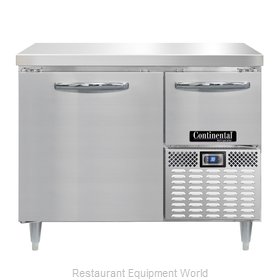 Continental Refrigerator DRA43NSS Refrigerated Counter, Work Top