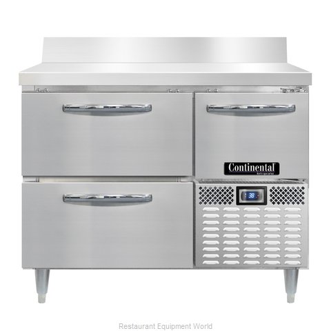 Continental Refrigerator DRA43NSSBS-D Refrigerated Counter, Work Top