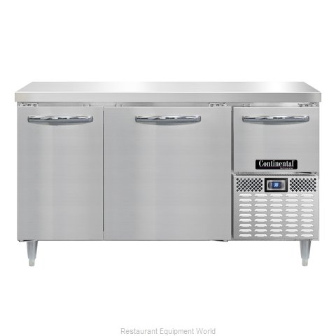 Continental Refrigerator DRA60NSS Refrigerated Counter, Work Top