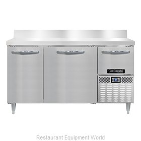 Continental Refrigerator DRA60NSSBS Refrigerated Counter, Work Top