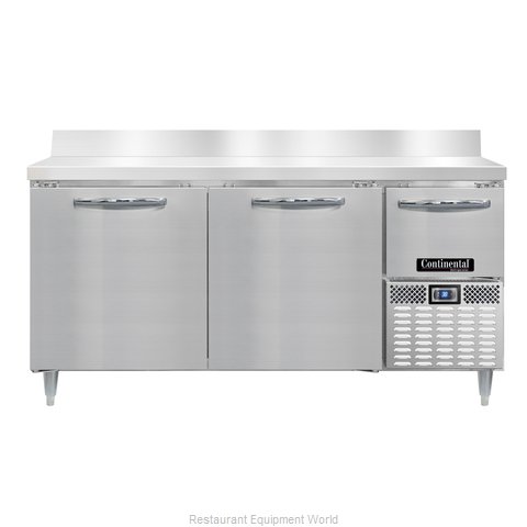 Continental Refrigerator DRA68NSSBS Refrigerated Counter, Work Top