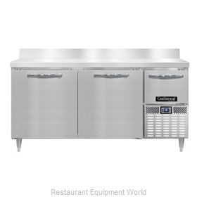 Continental Refrigerator DRA68NSSBS Refrigerated Counter, Work Top