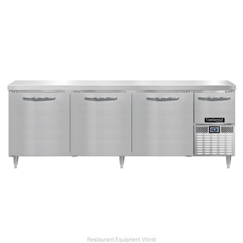 Continental Refrigerator DRA93NSS Refrigerated Counter, Work Top