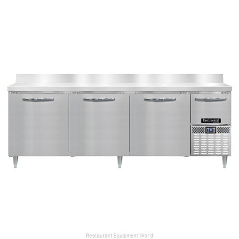 Continental Refrigerator DRA93NSSBS Refrigerated Counter, Work Top