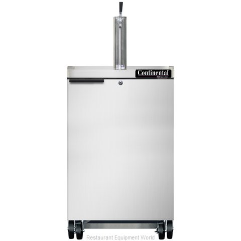 Continental Refrigerator KC24NSS Draft Beer Cooler (Magnified)