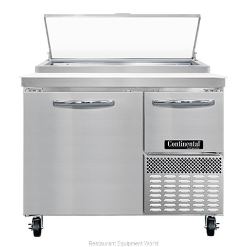 Continental Refrigerator PA43N Refrigerated Counter, Pizza Prep Table