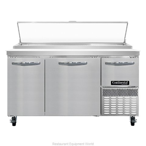 Continental Refrigerator PA60N Refrigerated Counter, Pizza Prep Table