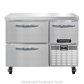 Continental Refrigerator RA43N-D Refrigerated Counter, Work Top
