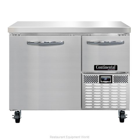 Continental Refrigerator RA43N Refrigerated Counter, Work Top