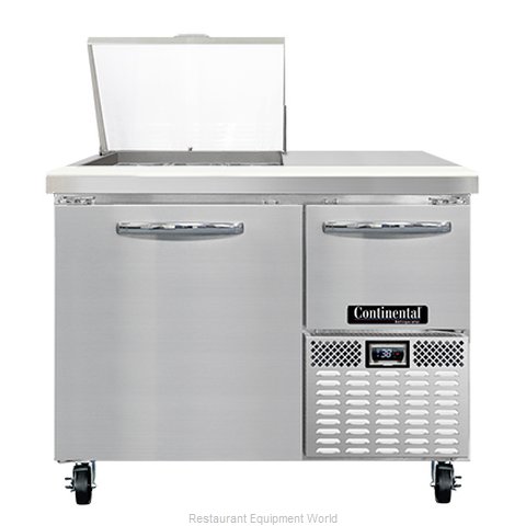 Continental Refrigerator RA43N9M Refrigerated Counter, Mega Top Sandwich / Salad