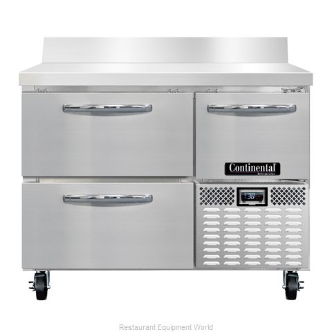 Continental Refrigerator RA43NBS-D Refrigerated Counter, Work Top