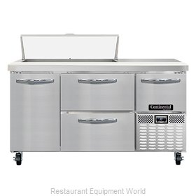 Continental Refrigerator RA60N10-D Refrigerated Counter, Sandwich / Salad Unit