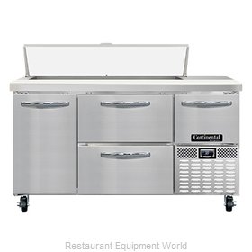 Continental Refrigerator RA60N12-D Refrigerated Counter, Sandwich / Salad Unit