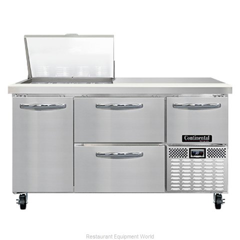 Continental Refrigerator RA60N12M-D Refrigerated Counter, Mega Top Sandwich / Sa