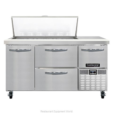Continental Refrigerator RA60N18M-D Refrigerated Counter, Mega Top Sandwich / Sa
