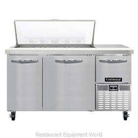 Continental Refrigerator RA60N18M Refrigerated Counter, Mega Top Sandwich / Sala