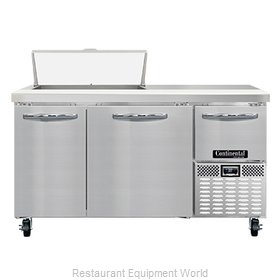 Continental Refrigerator RA60N8 Refrigerated Counter, Sandwich / Salad Unit