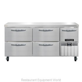 Continental Refrigerator RA68N-D Refrigerated Counter, Work Top