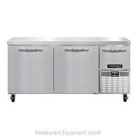 Continental Refrigerator RA68N Refrigerated Counter, Work Top