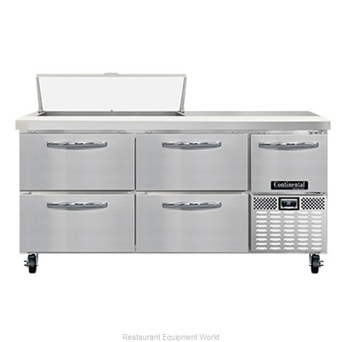 Continental Refrigerator RA68N10-D Refrigerated Counter, Sandwich / Salad Unit