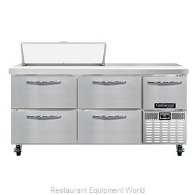 Continental Refrigerator RA68N10-D Refrigerated Counter, Sandwich / Salad Unit