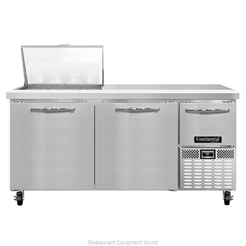 Continental Refrigerator RA68N12M Refrigerated Counter, Mega Top Sandwich / Sala (Magnified)