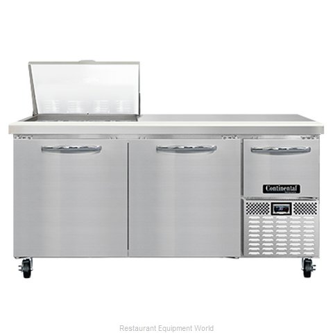 Continental Refrigerator RA68N12M Refrigerated Counter, Mega Top Sandwich / Sala