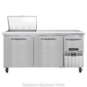 Continental Refrigerator RA68N12M Refrigerated Counter, Mega Top Sandwich / Sala