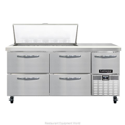 Continental Refrigerator RA68N18M-D Refrigerated Counter, Mega Top Sandwich / Sa