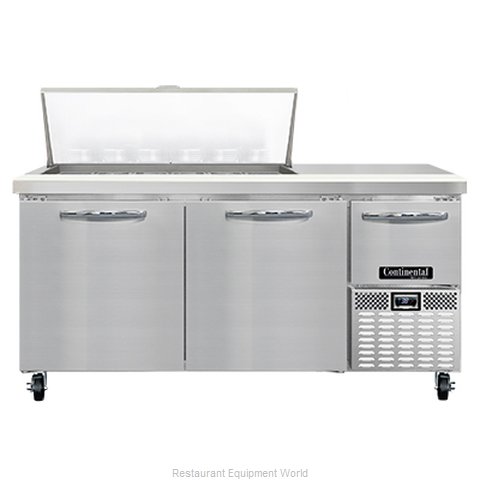 Continental Refrigerator RA68N18M Refrigerated Counter, Mega Top Sandwich / Sala