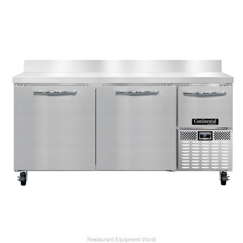 Continental Refrigerator RA68NBS Refrigerated Counter, Work Top