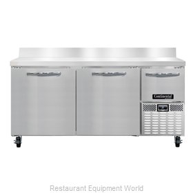 Continental Refrigerator RA68NBS Refrigerated Counter, Work Top