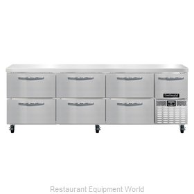 Continental Refrigerator RA93N-D Refrigerated Counter, Work Top