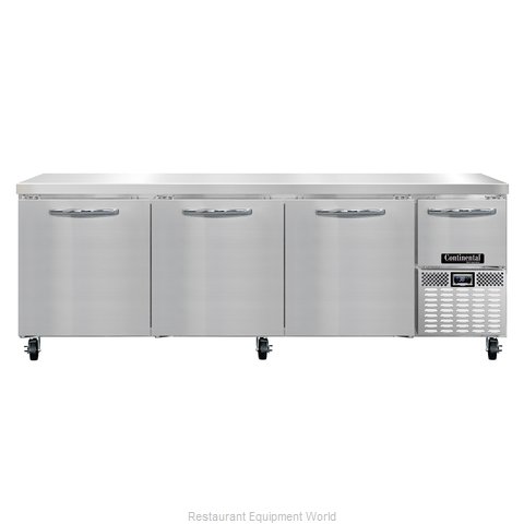 Continental Refrigerator RA93N Refrigerated Counter, Work Top