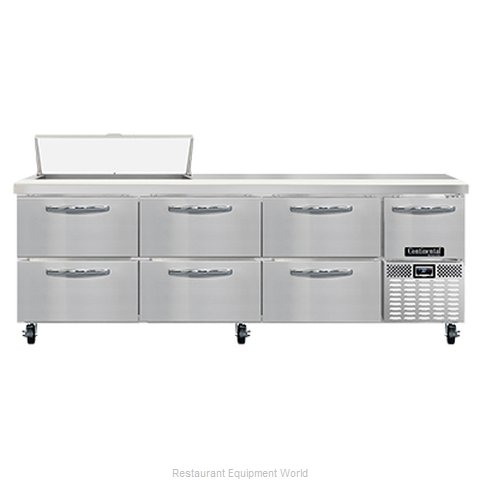 Continental Refrigerator RA93N10-D Refrigerated Counter, Sandwich / Salad Unit