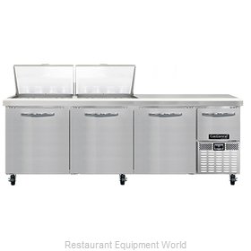 Continental Refrigerator RA93N24M Refrigerated Counter, Mega Top Sandwich / Sala