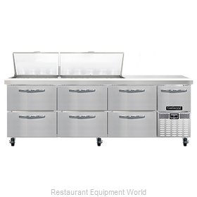 Continental Refrigerator RA93N27M-D Refrigerated Counter, Mega Top Sandwich / Sa