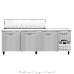 Continental Refrigerator RA93N27M Refrigerated Counter, Mega Top Sandwich / Sala