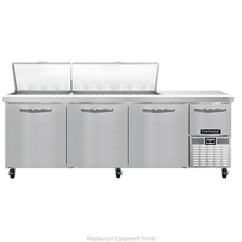 Continental Refrigerator RA93N30M Refrigerated Counter, Mega Top Sandwich / Sala