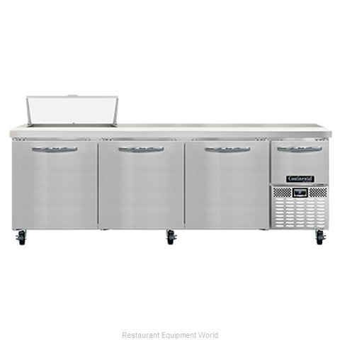 Continental Refrigerator RA93N8 Refrigerated Counter, Sandwich / Salad Unit