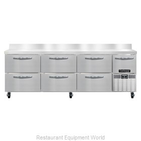 Continental Refrigerator RA93NBS-D Refrigerated Counter, Work Top