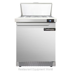 Continental Refrigerator SW27-8-FB Refrigerated Counter, Sandwich / Salad Top