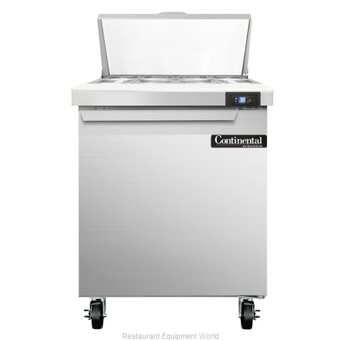 Continental Refrigerator SW27-8 Refrigerated Counter, Sandwich / Salad Top