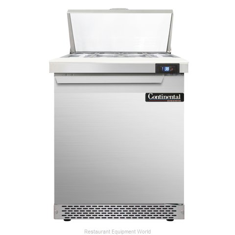 Continental Refrigerator SW27-8C-FB Refrigerated Counter, Sandwich / Salad Top