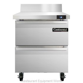 Continental Refrigerator SW27-BS-D Refrigerated Counter, Work Top